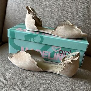 Madeline Cream Flats Stylish Loafers